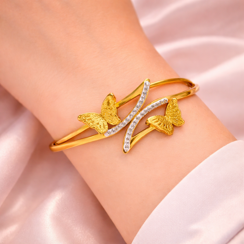 Aurelia Twin Butterfly Bracelet