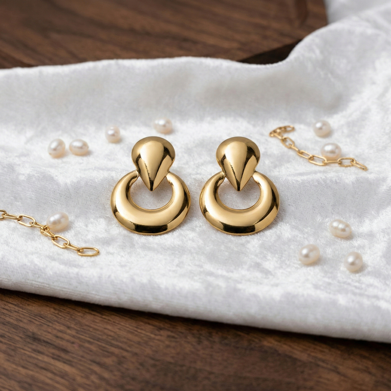 Aurex Sculpt Drop Earrings