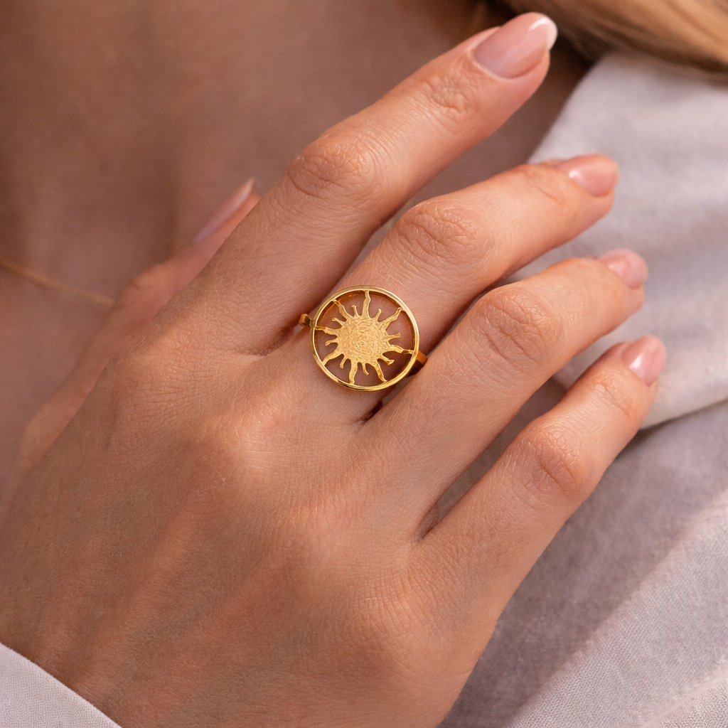 Aurora Sunburst Ring