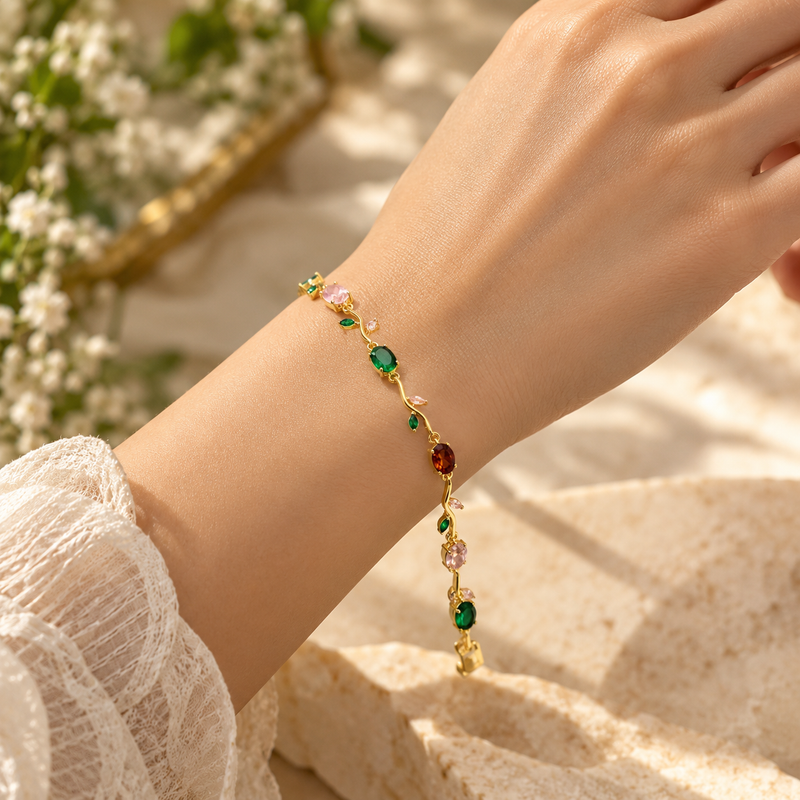 Tulip Multicolor Anti-Tarnish Bracelet