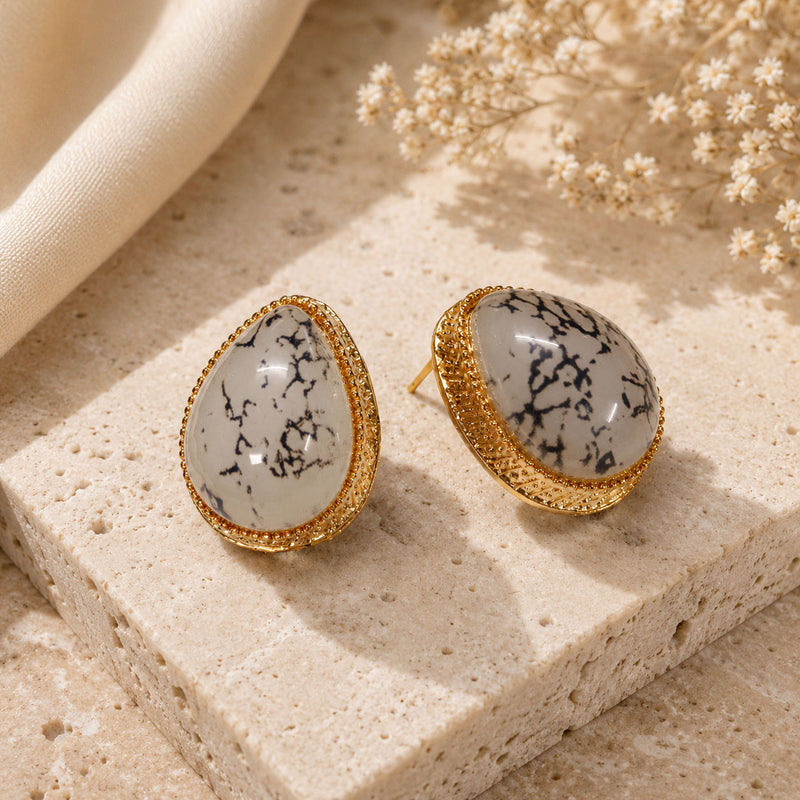 Celeste Stone Luxe Studs