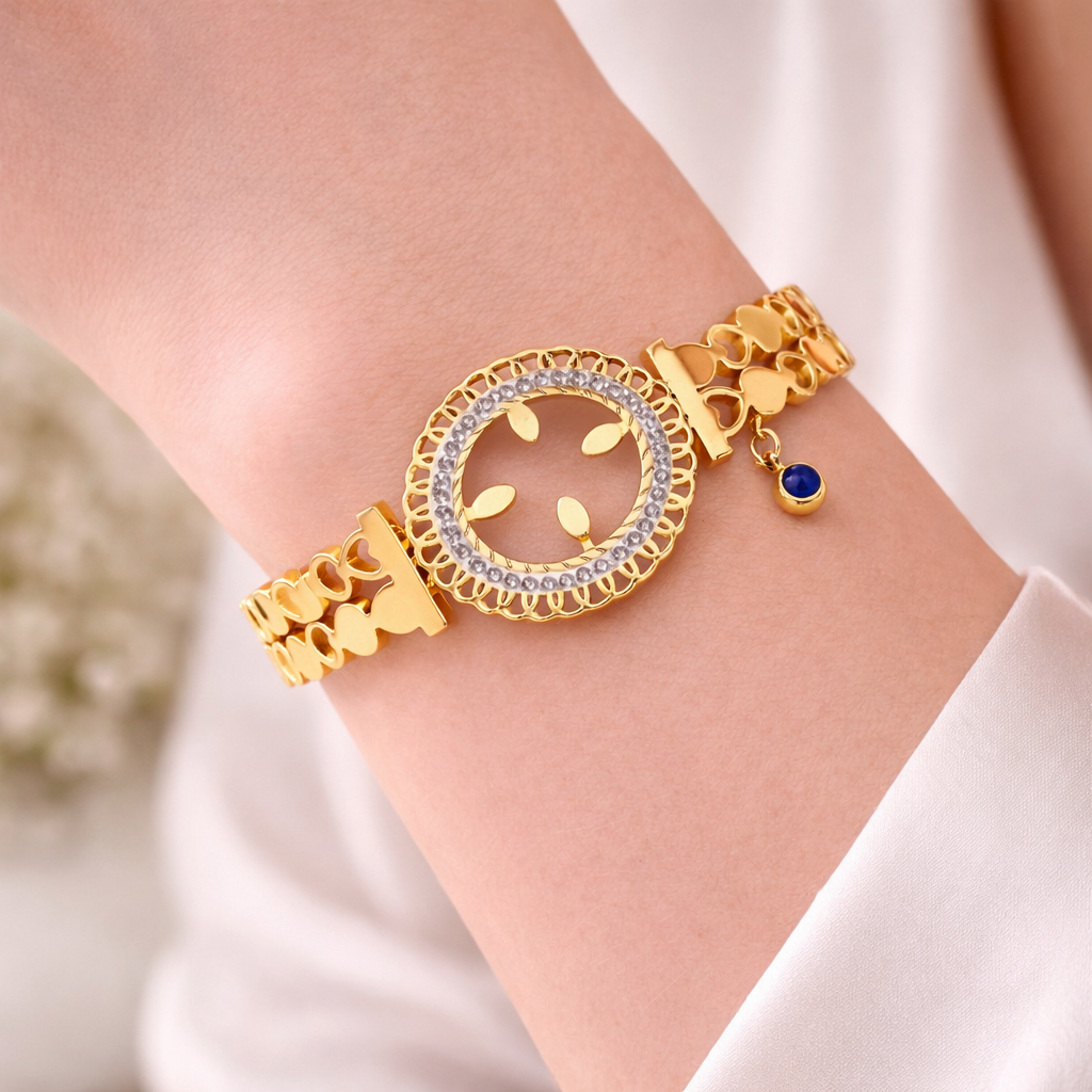 Celestia Clover Charm Bracelet