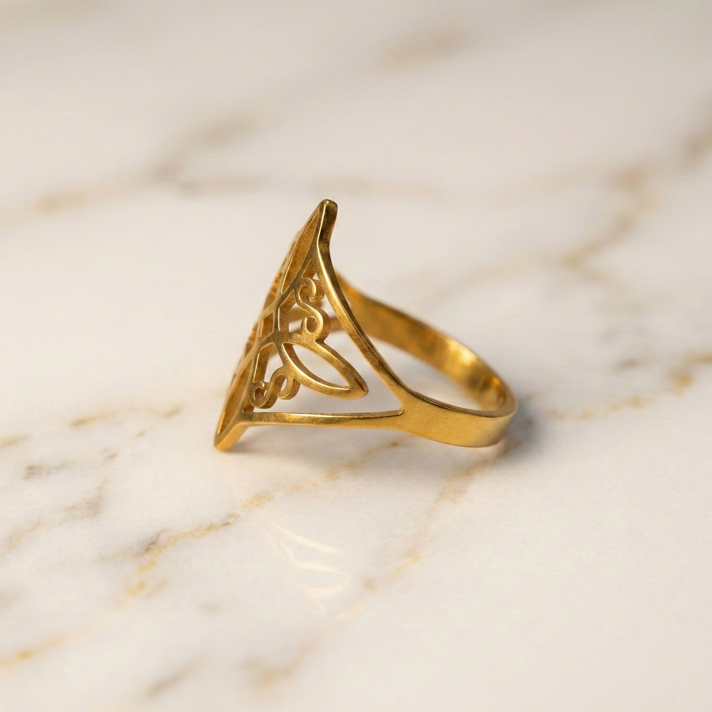 Celtic Knot Statement Ring