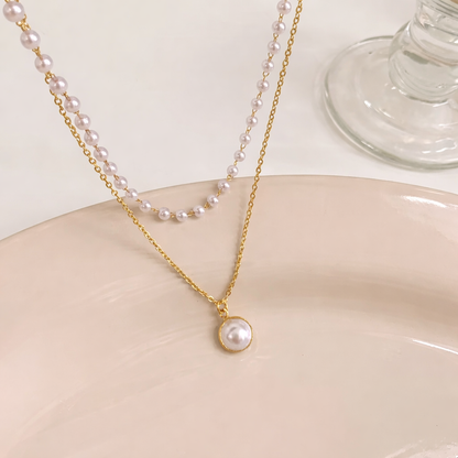 Pearl Grace Layered Necklace
