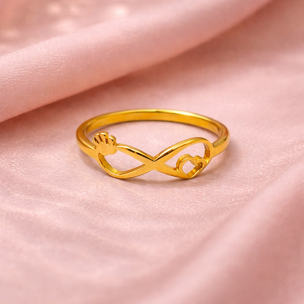 Crowned Infinity Love Ring