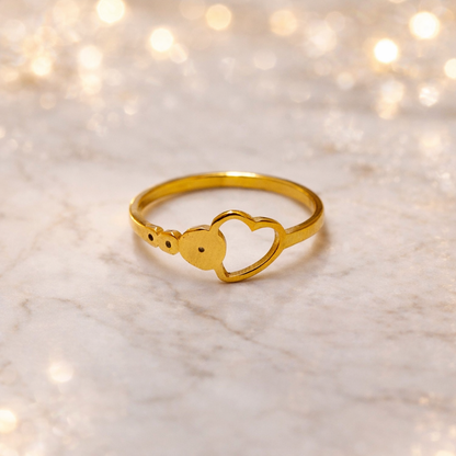 Elara Open Heart Ring