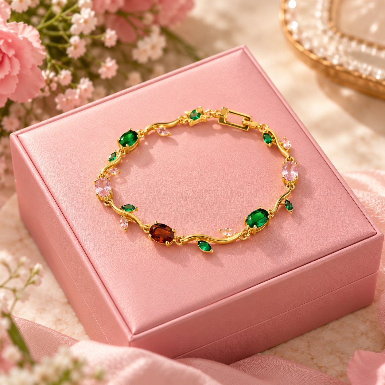 Tulip Multicolor Anti-Tarnish Bracelet