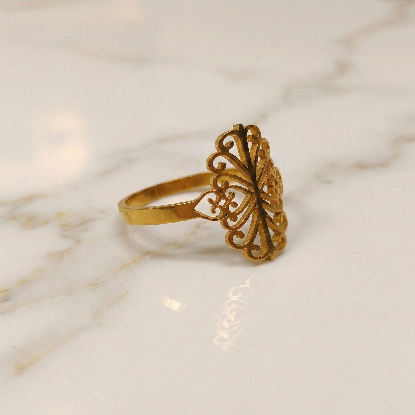 Aurora Tree of Life Filigree Ring