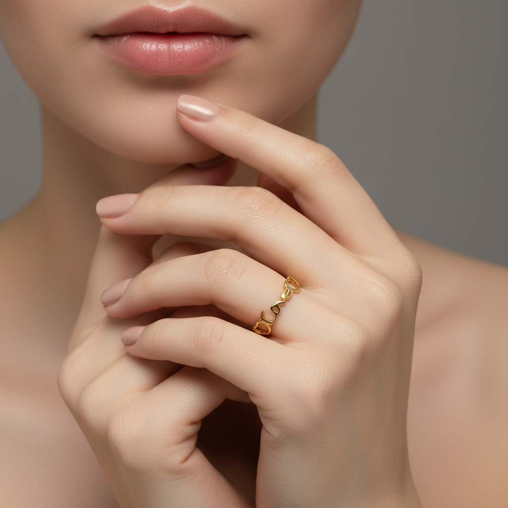 Infinity Script Love Ring