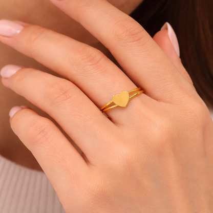 Luna Mini Heart Ring