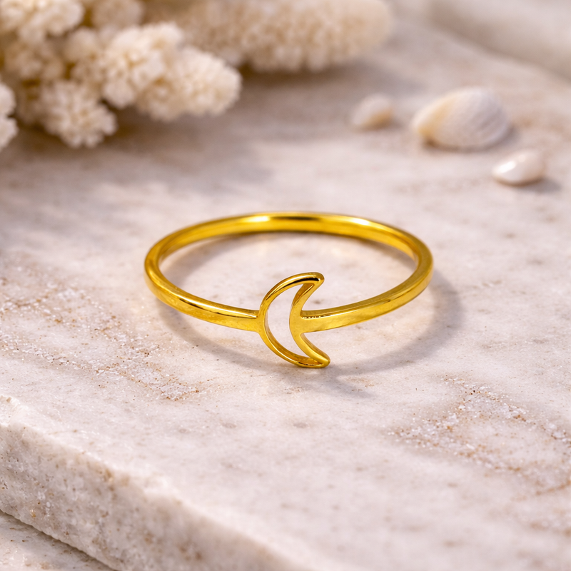 Nova Crescent Ring