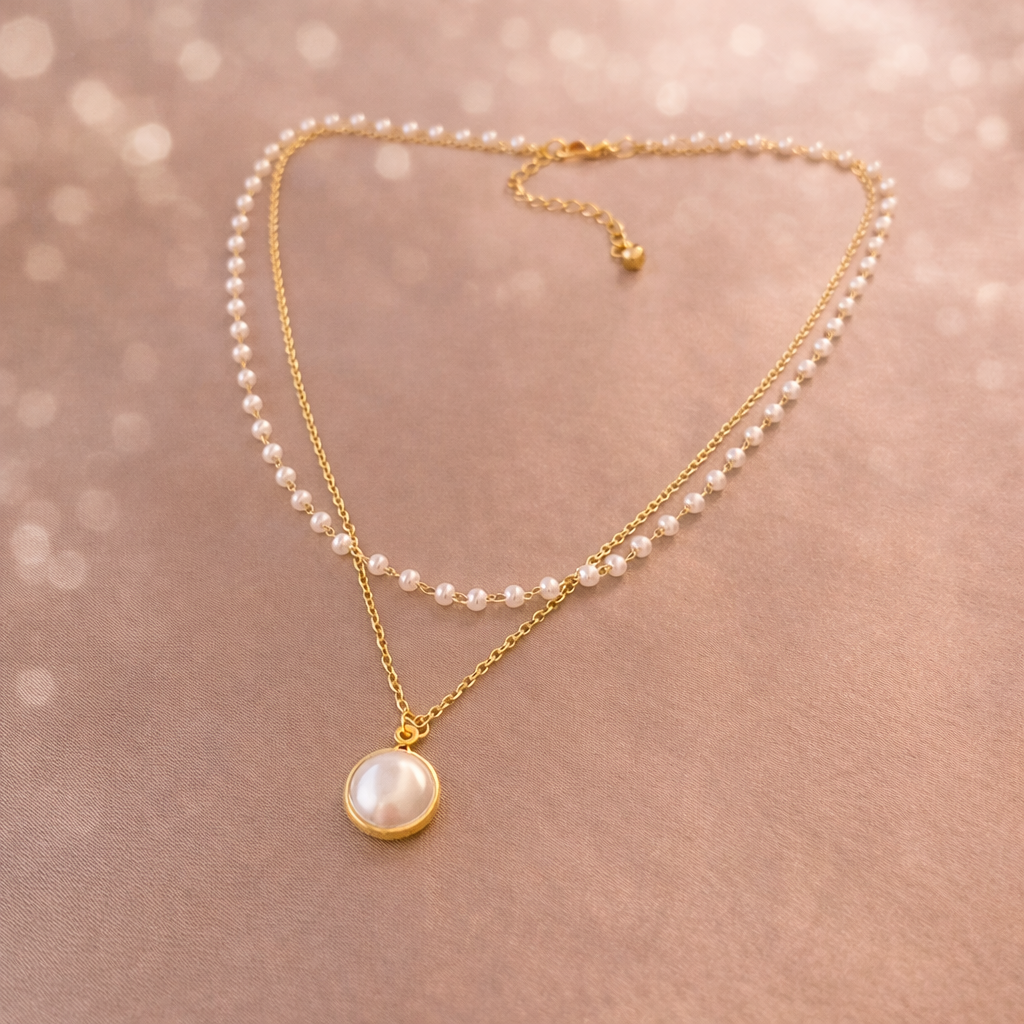 Pearl Grace Layered Necklace