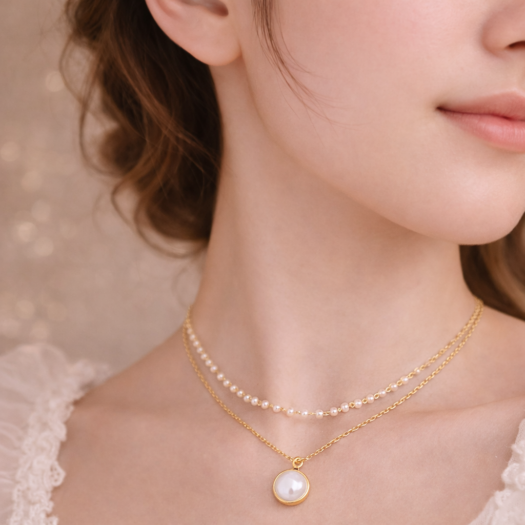 Pearl Grace Layered Necklace