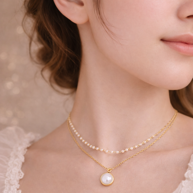 Pearl Grace Layered Necklace