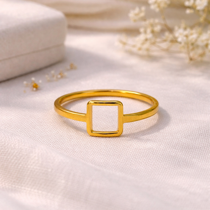 Radiant Square Ring