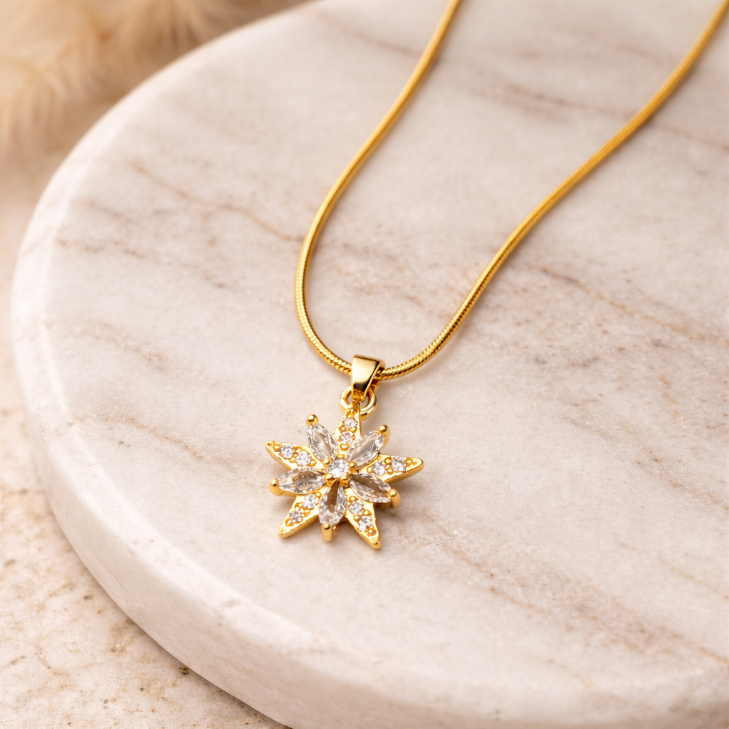 Radiant Star Charm Necklace