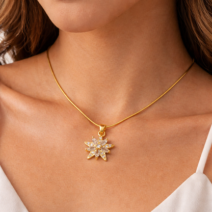 Radiant Star Charm Necklace