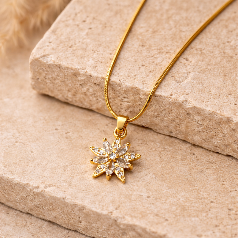 Radiant Star Charm Necklace