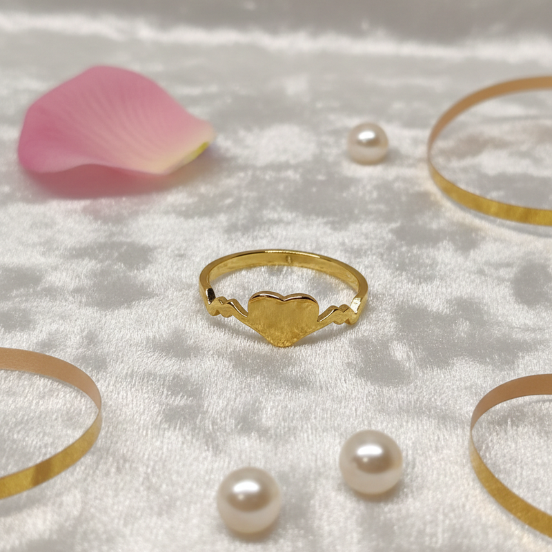 Serene Heart Ring