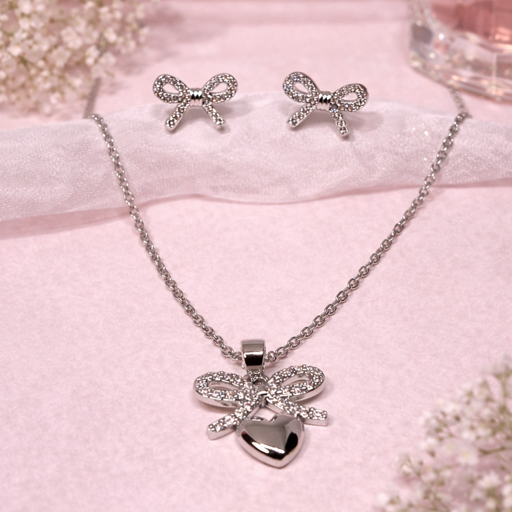 Sweetheart Bow Sparkle Set
