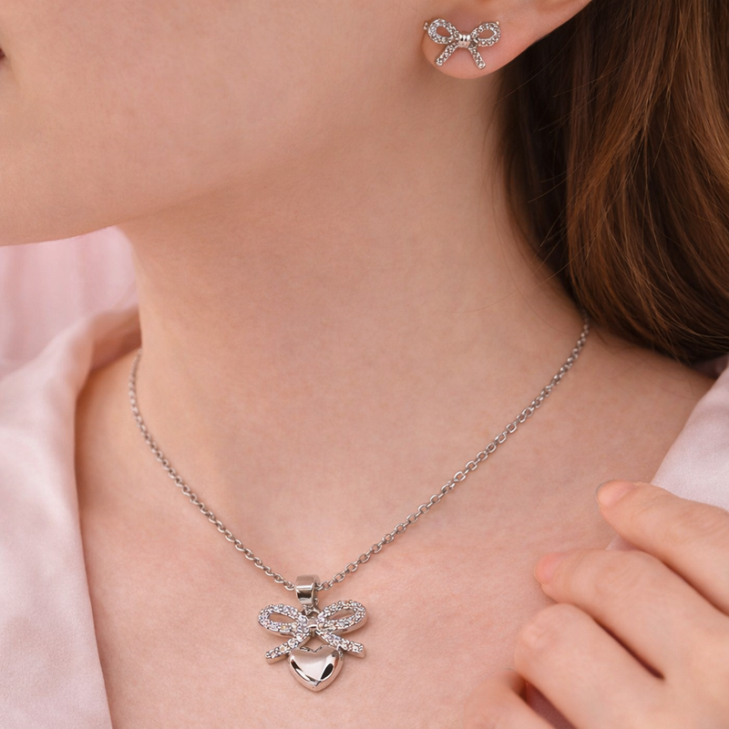 Sweetheart Bow Sparkle Set