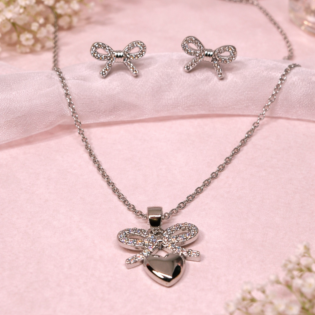 Sweetheart Bow Sparkle Set
