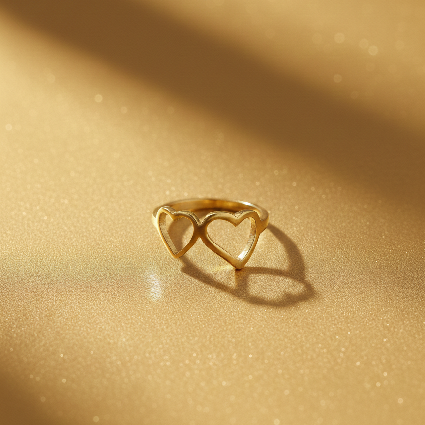 Velora Twin Heart Ring