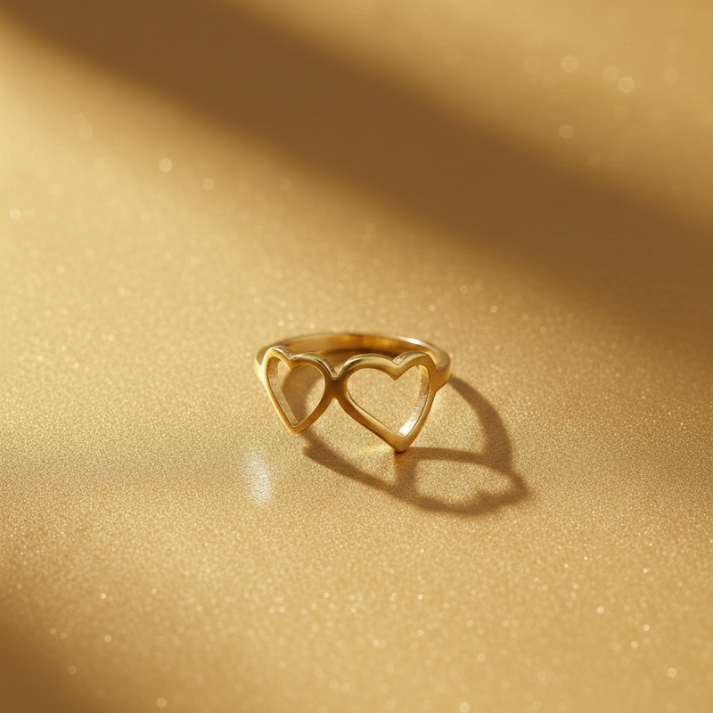 Velora Twin Heart Ring