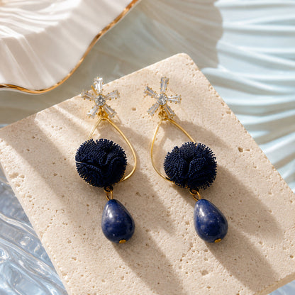 Velvet Azure Drop Earrings
